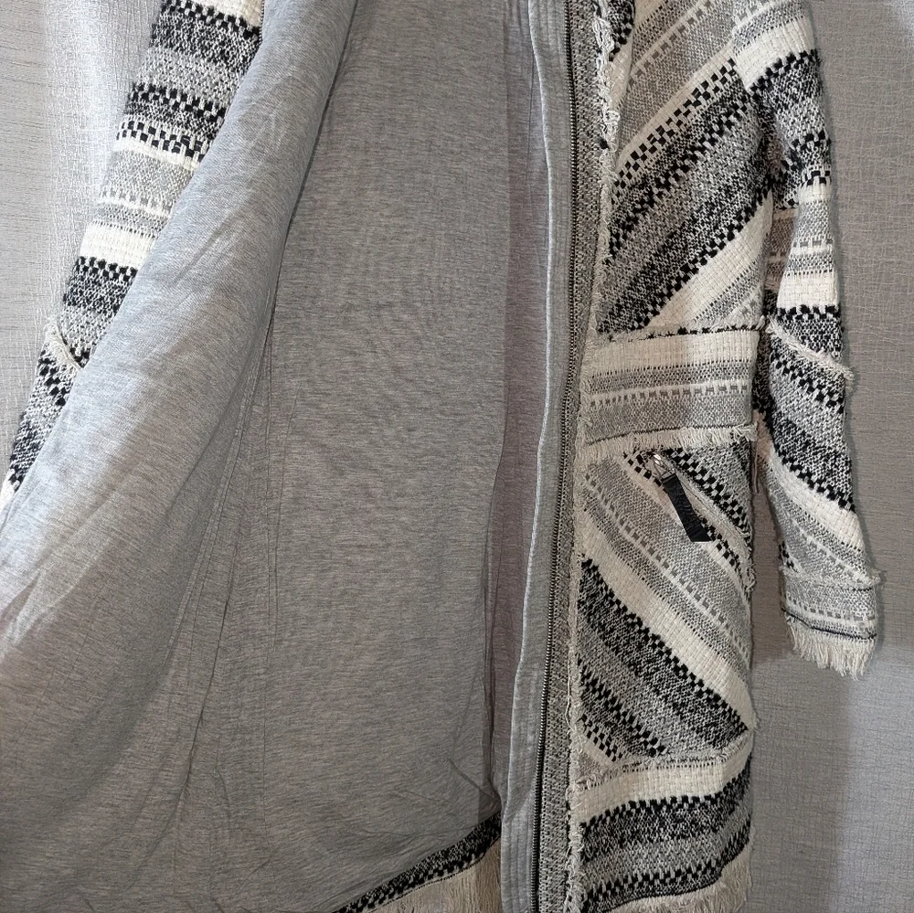 Rebecca Taylor $695 Artisan Tweed Fringe Coat In Size 8 - Picture 12 of 17
